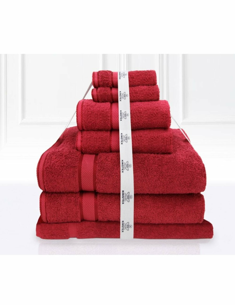 Home And Lifestyle Kingtex Bath Sheets | Kingtex 7 Piece Towel Bath Sheet Set