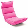 Home And Lifestyle Soga Recliners | Soga Foldable Tatami Floor Sofa Bed Meditation Lounge Chair Recliner Lazy Couch Pink