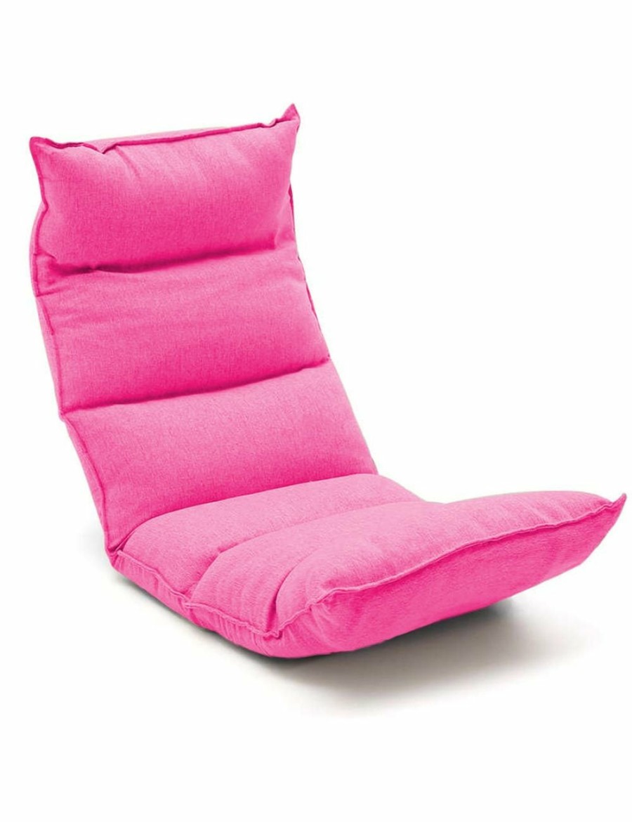 Home And Lifestyle Soga Recliners | Soga Foldable Tatami Floor Sofa Bed Meditation Lounge Chair Recliner Lazy Couch Pink