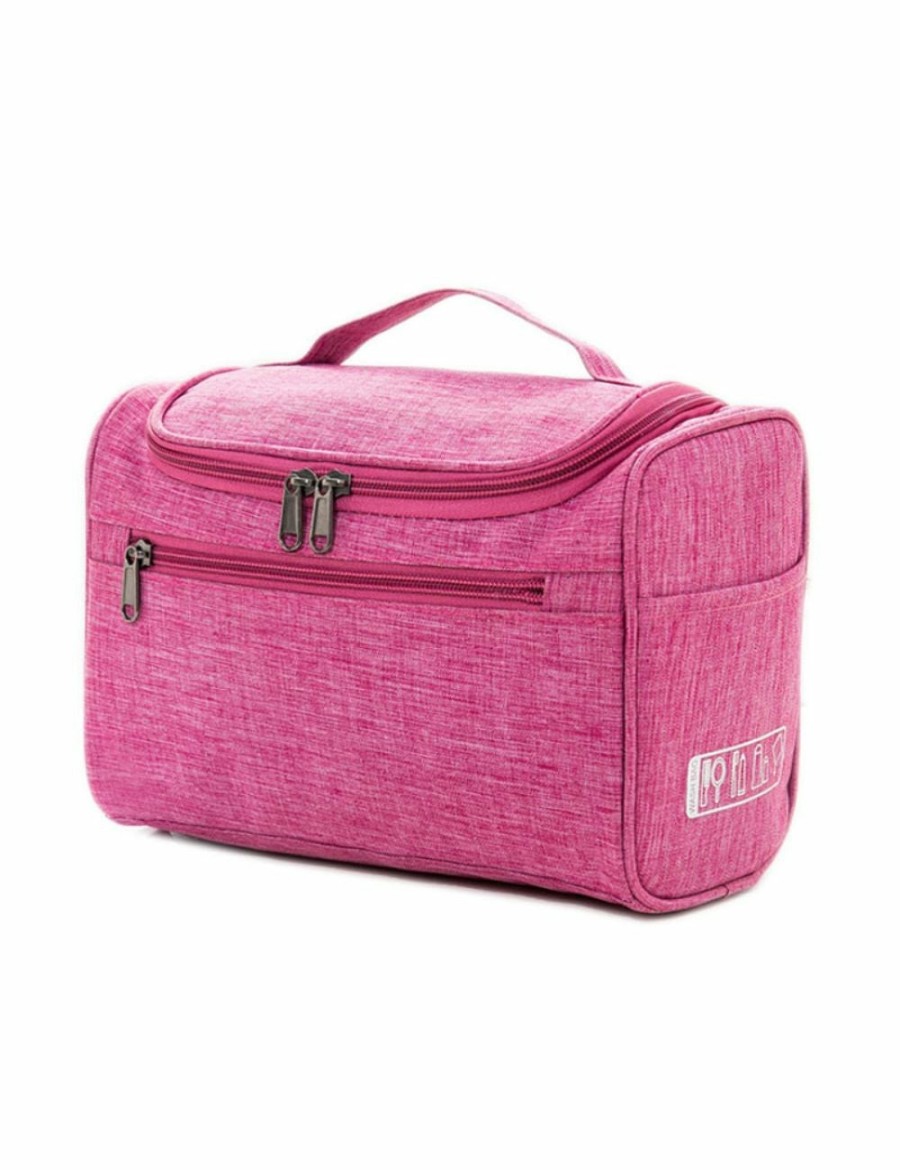 Beauty ICB | Big Capacity Portable Cosmetic Case - Rose Red