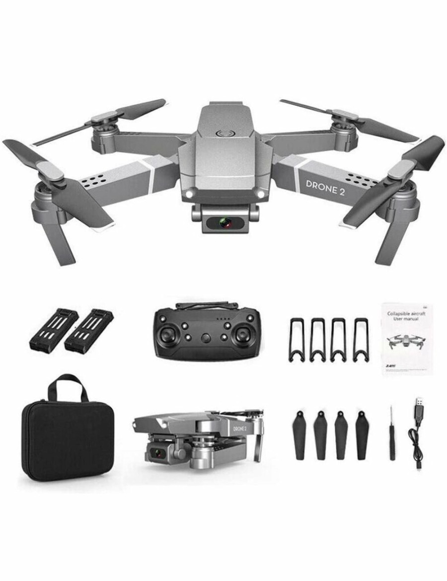 Home And Lifestyle Mega Deal Warehouse Drones & Accessories | New E68 Hd Wide Angle 4K Wifi Drone With Remote Control