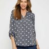 Women Millers Shirts & Blouses | Millers 3/4 Sleeve Button Through Blouse