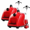 Home And Lifestyle Soga Irons & Steamers | Soga 80Min Professional Portable Steam Cleaner Red 2Pack