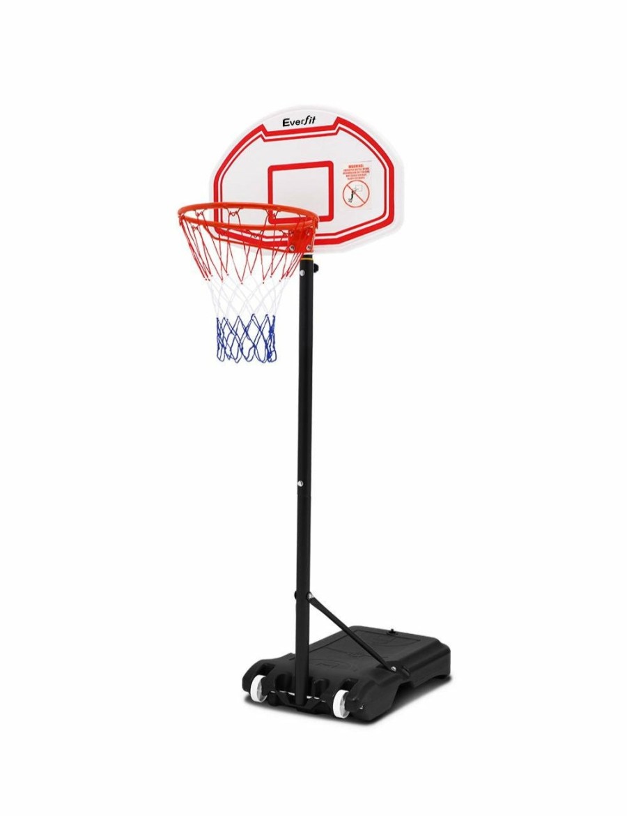 Sport & Fitness HOD Health & Home Basketball | Pro Portable Basketball Stand System Hoop Height Adjustable Net Ring - One Size