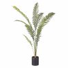 Home And Lifestyle Soga Artifical Plants | Soga 180Cm Artificial Green Rogue Hares Foot Fern Tree Fake Tropical Indoor Plant Home Office Decor