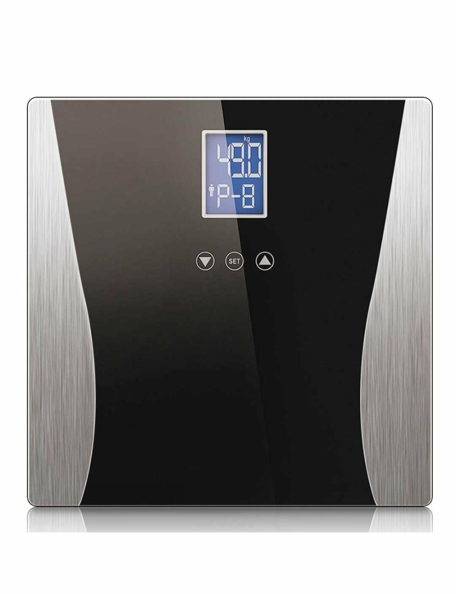 Home And Lifestyle Soga Bathroom Scales | Soga Digital Body Fat Lcd Bathroom Scale Black