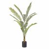 Home And Lifestyle Soga Artifical Plants | Soga 240Cm Artificial Green Rogue Hares Foot Fern Tree Fake Tropical Indoor Plant Home Office Decor