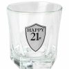 Home And Lifestyle UNBRANDED Glassware | Birthday 21St Whisky/Alcohol Glass 210Ml Tumbler Drinking Cup Beverage Glass