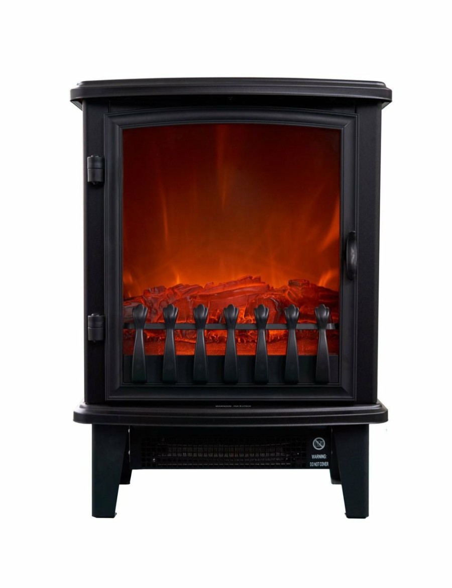 Home And Lifestyle KG Electronics Heating & Cooling | Heller 1800W Electric Fireplace Heater - Black