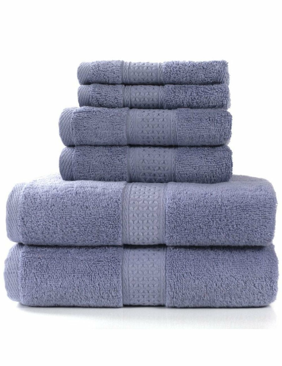 Home And Lifestyle HOD Health & Home Face Washers | 6 Piece Towel Sets Bath Towel Face Towel Hand Towel Ver 14