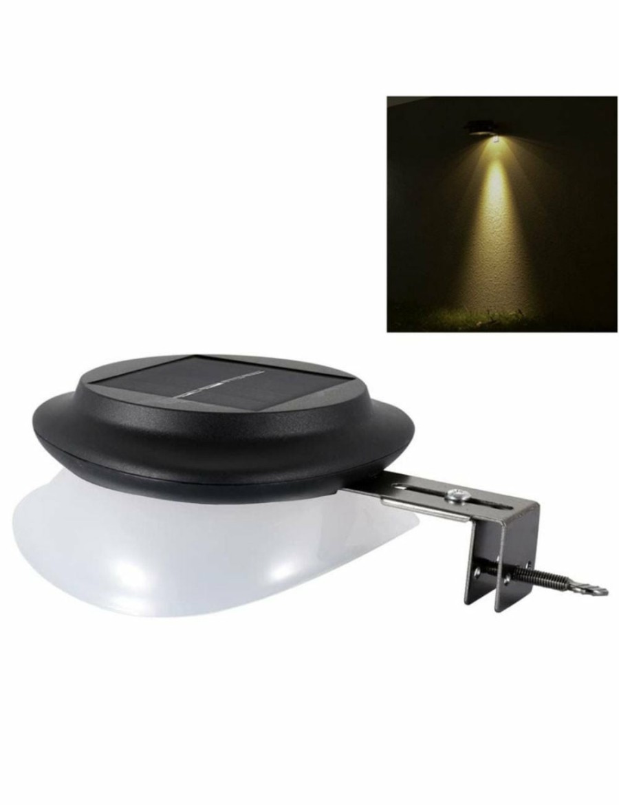 Outdoors ICB | Outdoor Solar Gutter Led Lights - Sun Power Smart Solar Gutter Night Utility Security Light