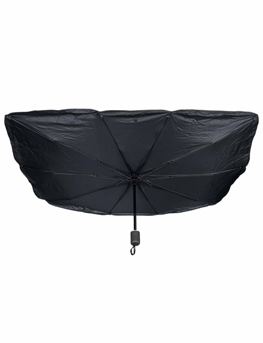 Outdoors VISTARA | Vistara 145 X 79Cm Foldable Car Windscreen Umbrella Uv Sun Shade Block W/Bag Blk