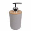 Home And Lifestyle ECO BASICS Bathroom Accessories | Eco Basics Soap Pump Bathroom/Sink Shampoo/Lotion/Liquid Dispenser Charcoal