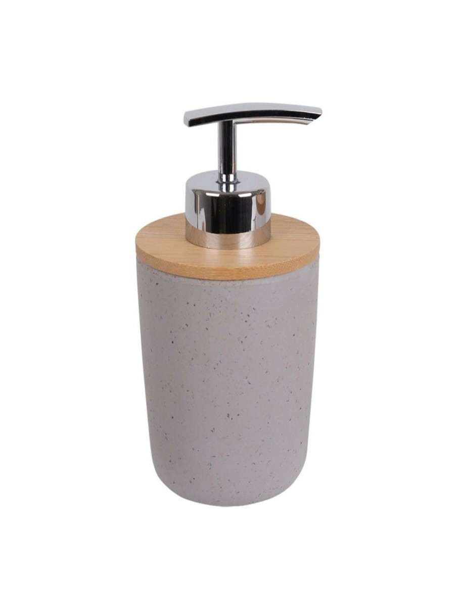 Home And Lifestyle ECO BASICS Bathroom Accessories | Eco Basics Soap Pump Bathroom/Sink Shampoo/Lotion/Liquid Dispenser Charcoal