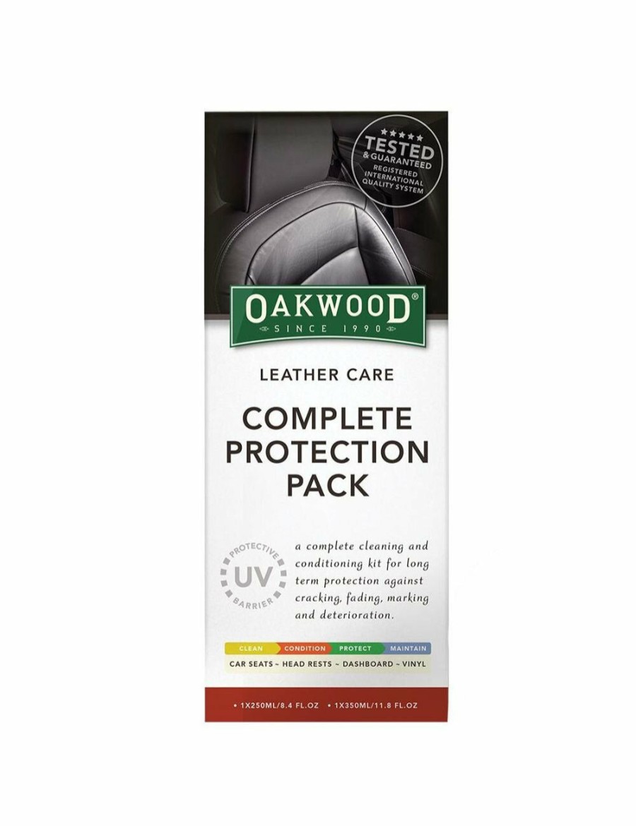 Home And Lifestyle OAKWOOD Tools & Accessories | Oakwood Car Interior Leather Care Complete Protection Pack