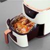 Home And Lifestyle Kitchen Couture Appliances | Kitchen Couture 6L Clear View Air Fryer - White / Rose