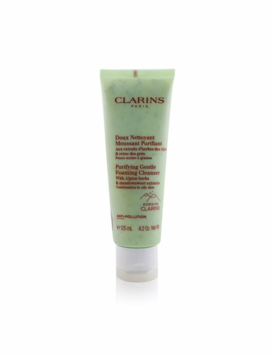 Beauty Clarins Cleansers | Clarins Purifying Gentle Foaming Cleanser With Alpine Herbs & Meadowsweet Extracts - Combination To Oily Skin 125Ml/4.2Oz