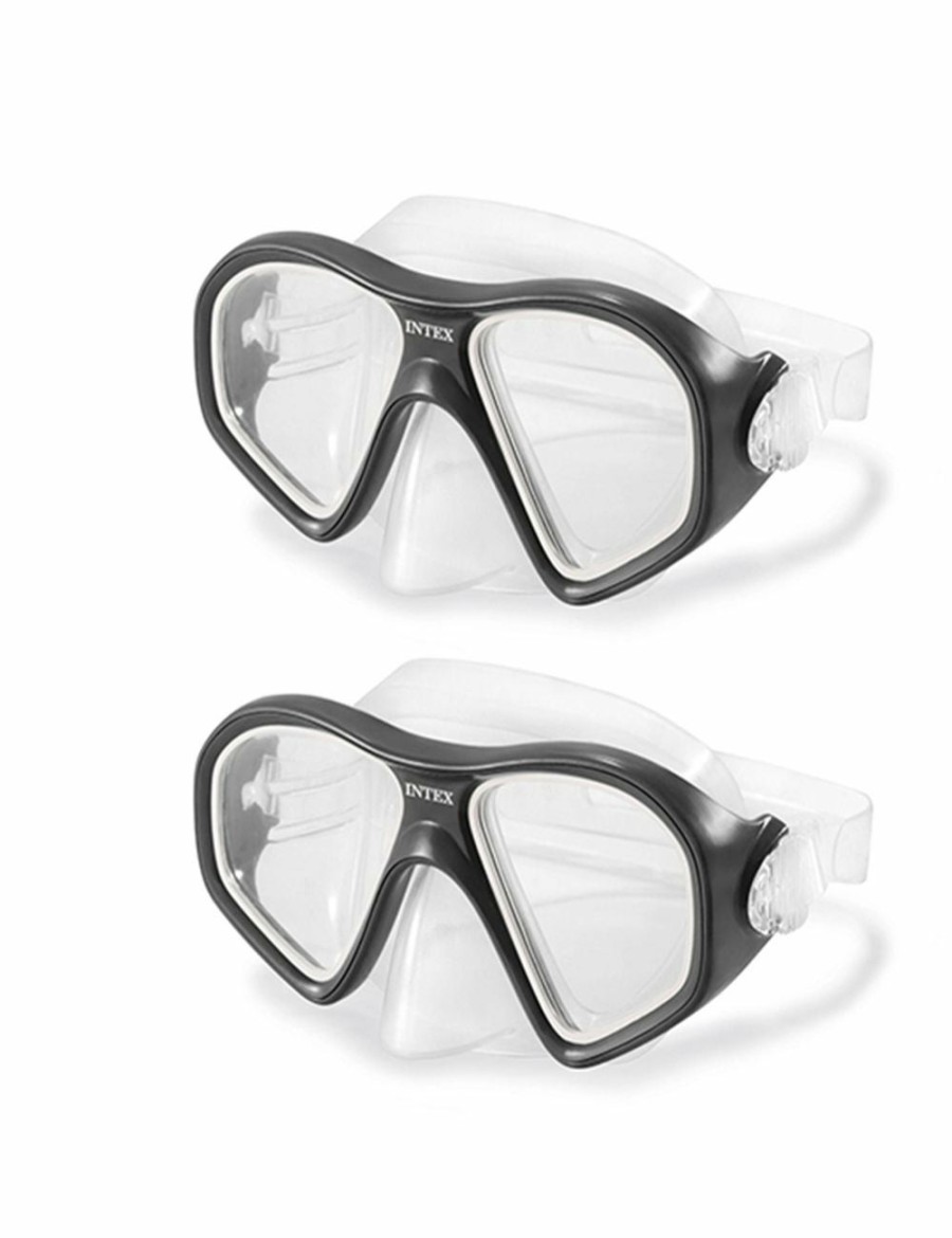 Sport & Fitness KG Electronics Swimming | Intex Aqua Flow Sport Reef Rider Mask - Assorted 2Pk