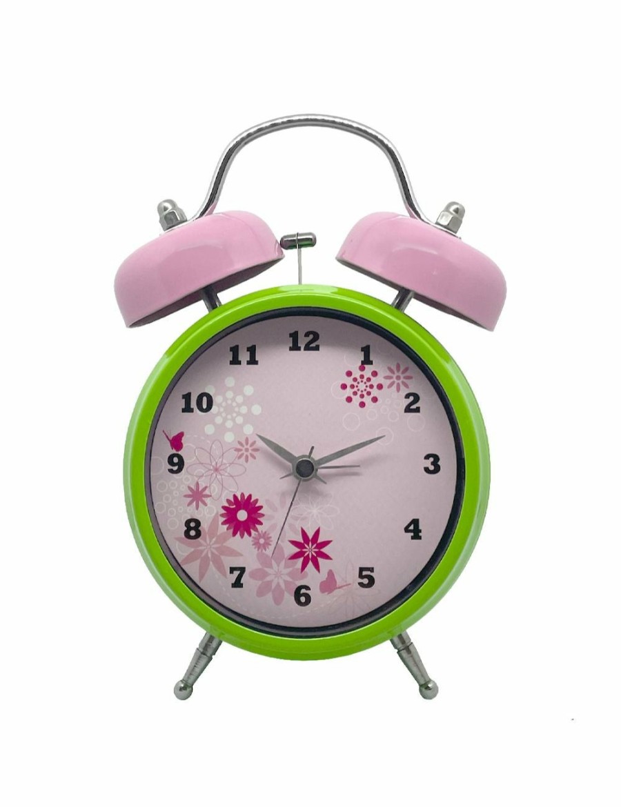 Home And Lifestyle TIK TOK Clocks | Tik Tok Tubell Kids/Childrens Analog Desk Standing Alarm Clock Time 12X20Cm Pink