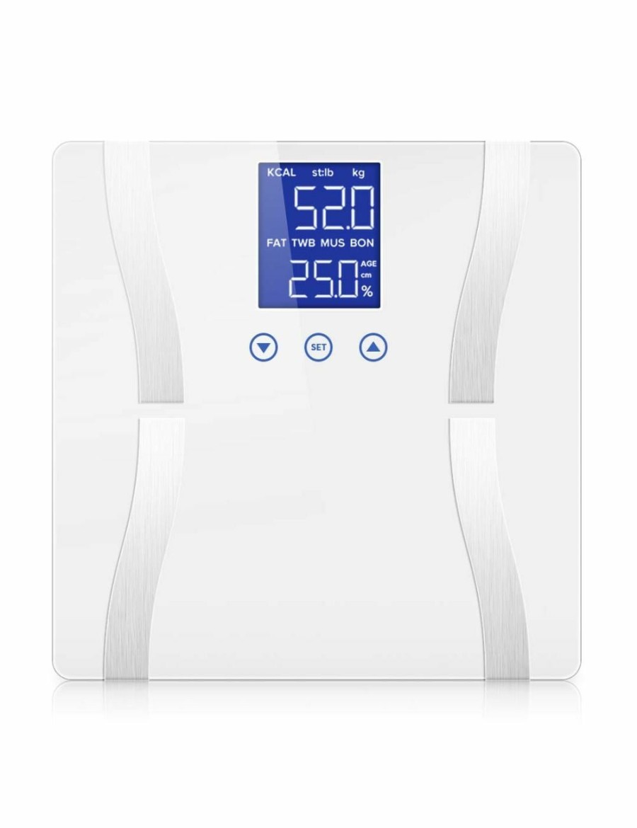 Sport & Fitness Soga Weights | Soga Digital Body Fat Weight Scale Lcd Electronic