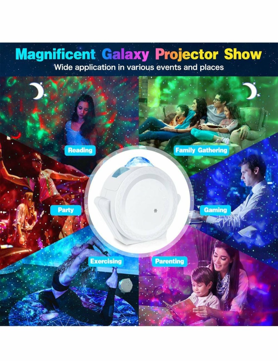 Home And Lifestyle Mega Deal Warehouse Home Theatre | 360 Rotation Led Star Light Galaxy Projector And Night Lamp Usb Power Supply