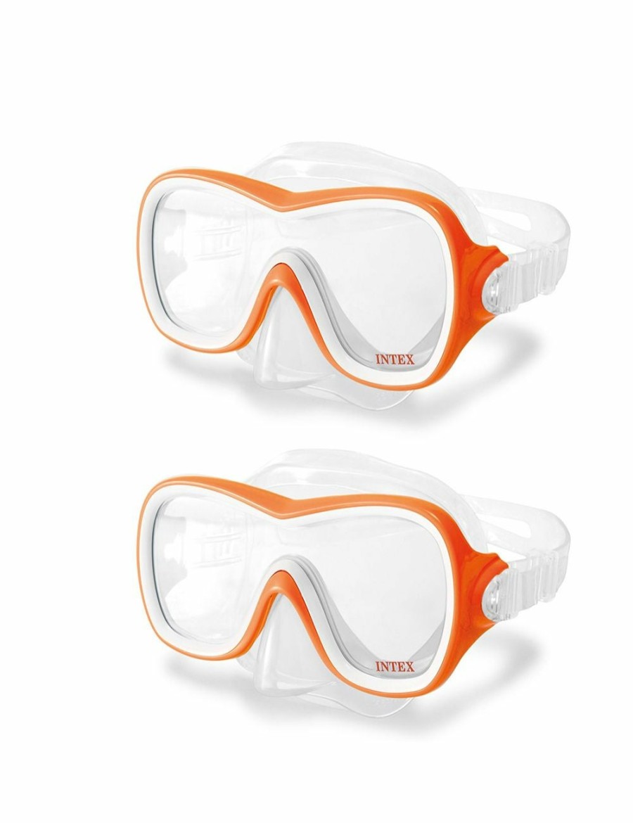 Sport & Fitness KG Electronics Swimming | Intex Aqua Flow Sport Wave Rider Mask - Assorted 2Pk