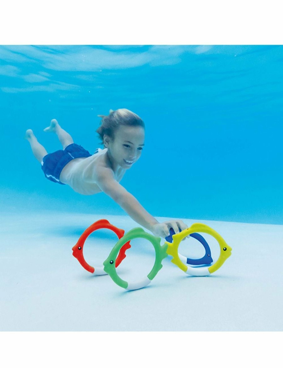 Outdoors INTEX | Intex Underwater Fish Rings Kids Pool Toys 6Y+