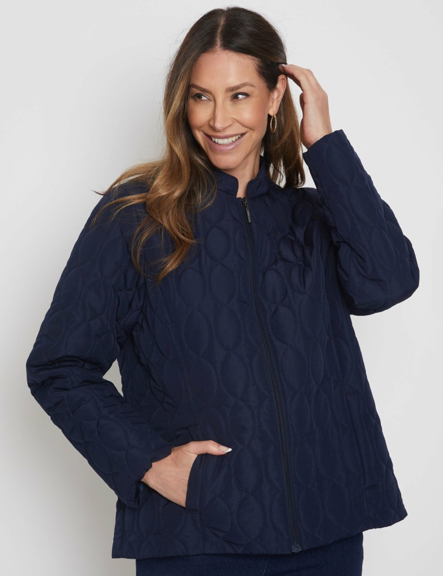 Women Millers Vests | Millers Long Sleeve Quilted Puffer Jacket