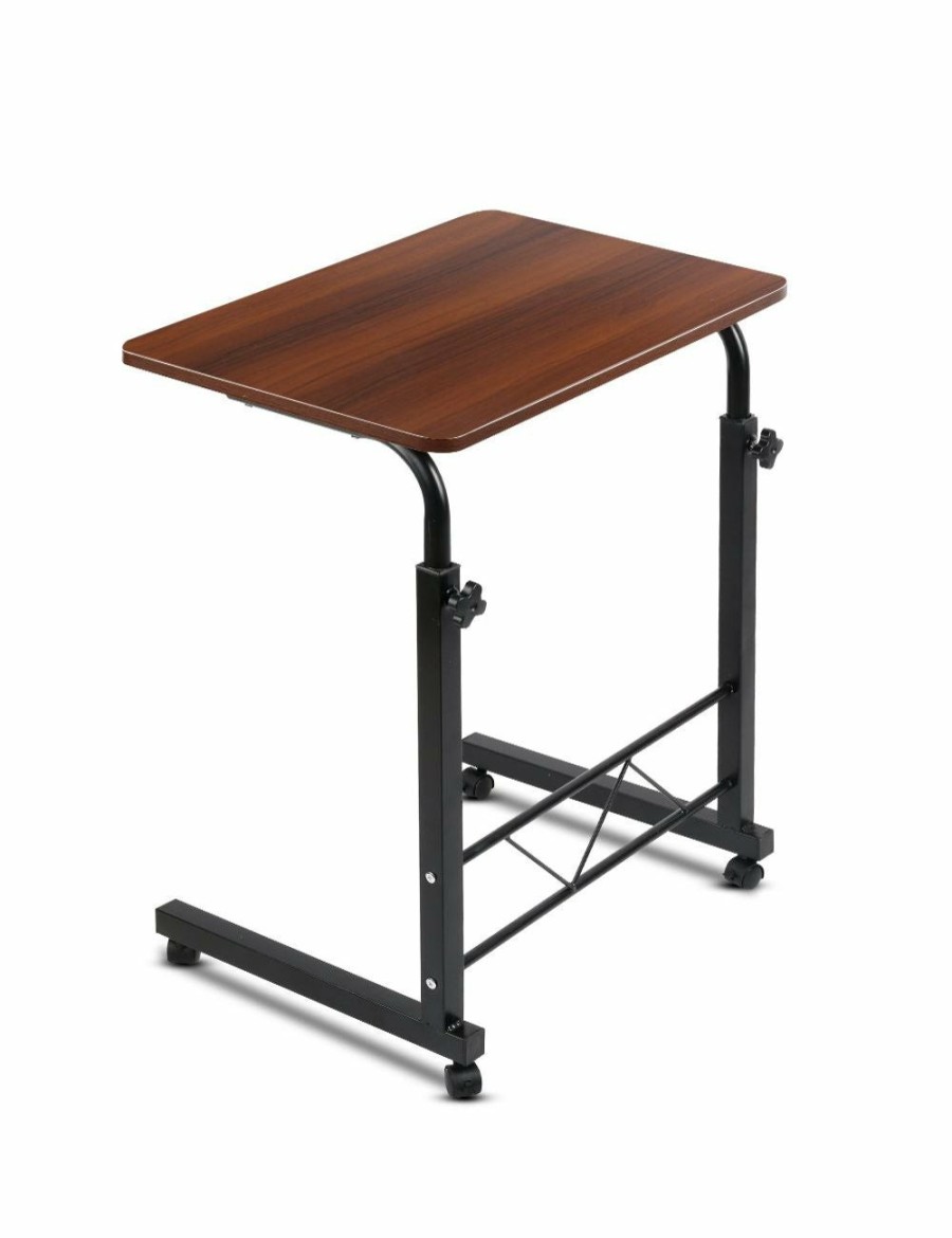 Home And Lifestyle HOD Health & Home Desks | Artiss Laptop Table Desk Portable - Dark Wood - One Size