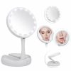 Beauty HOD Health & Home | Double-Sided Foldable Led 10X Magnification Makeup Mirror- Standard