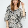 Women Millers Shirts & Blouses | Millers 3/4 Sleeve Frill Hem Blouse