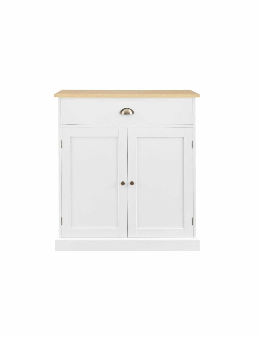 Home And Lifestyle NNEKGE Storage | Nnekge Hampton Style Buffet (White Natural)