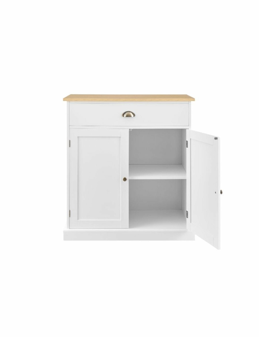 Home And Lifestyle NNEKGE Storage | Nnekge Hampton Style Buffet (White Natural)