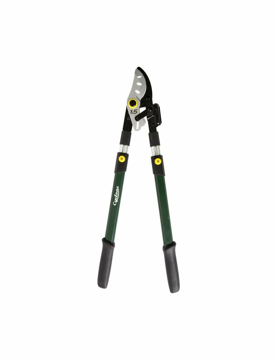 Outdoors CYCLONE Garden Tools | Cyclone Ratchet Telescopic Bypass Lopper Plant/Flowers Cutting/Gardening