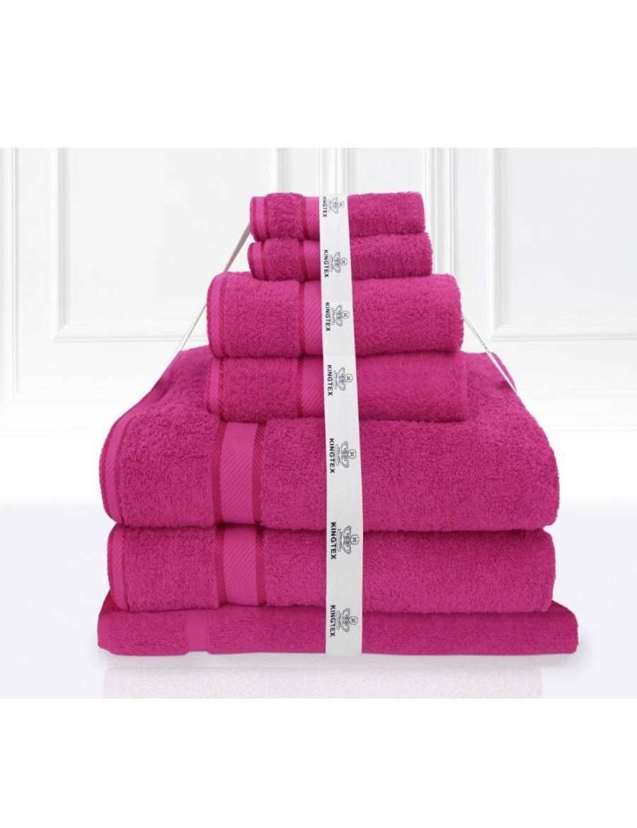 Home And Lifestyle Kingtex Bath Sheets | Kingtex 7 Piece Towel Bath Sheet Set