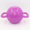 Sport & Fitness HOD Health & Home Equipment | Water-Filled Kettlebell Home Gym Fitness Strength Training- Purple- Massage