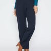 Women Millers Pants | Millers Full Length Pocket Detail Ponte Lounger Straight Leg Pant