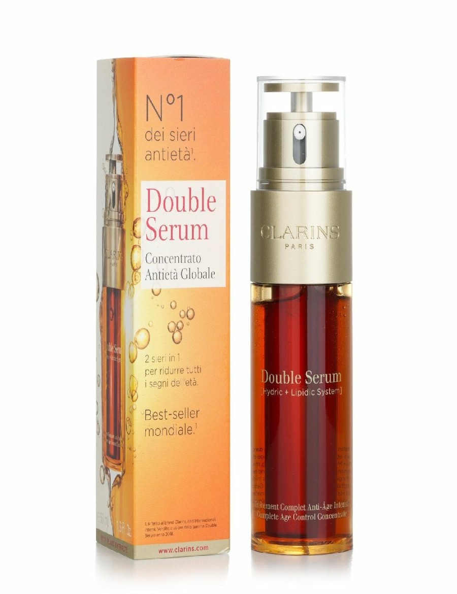 Beauty Clarins Oils And Serums | Clarins Double Serum (Hydric + Lipidic System) Complete Age Control Concentrate