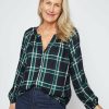 Women Millers Shirts & Blouses | Millers Long Sleeve Check Button Blouse