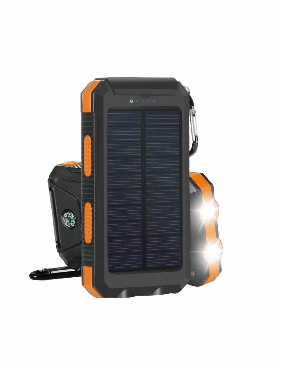 Home And Lifestyle TODO Powerbanks | Todo 8000Mah Solar Power Bank Mobile Phone Usb Iphone Charger Led Torch