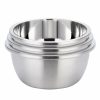 Home And Lifestyle Soga Storage & Organization | Soga 3Pcs Deepen Polished Stainless Steel Stackable Baking Washing Mixing Bowls Set Food Storage Basin