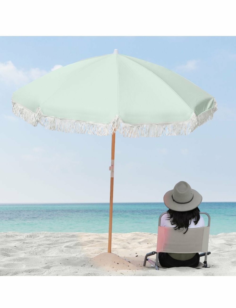 Outdoors Havana Outdoors | Havana Outdoors Fringed Beach Umbrella