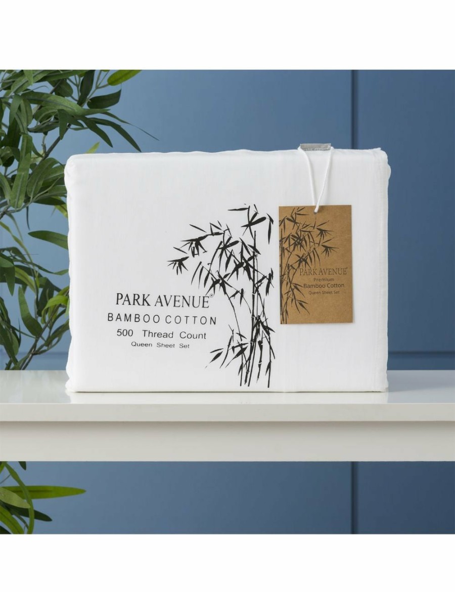 Home And Lifestyle Park Avenue Cotton Sheets | Park Avenue 500 Thread Count Natural Bamboo Cotton Sheet Sets - 8 Colours