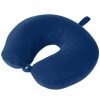 Home And Lifestyle VISTARA Cushions | Vistara Travel Neck/Head Shoulder Cushion Soft Memory Foam Pillow Support Blue