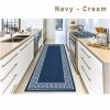 Home And Lifestyle Ramesses Rugs | Ramesses Greek Key Anti-Slip Hallway And Modern Kitchen Runner Rug