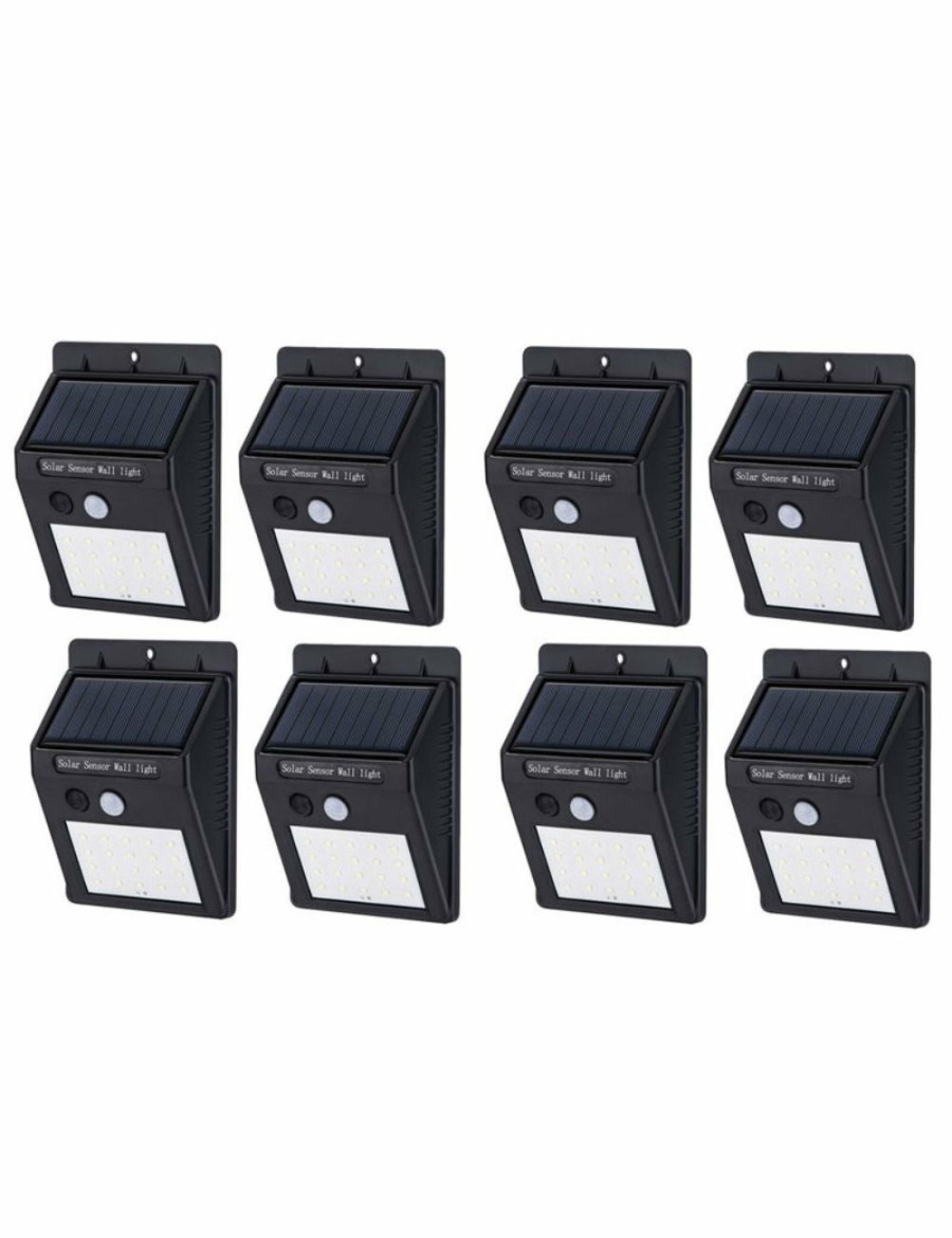 Home And Lifestyle ICB Wall Lights | Solar Sensor Wall Light - 8Packs