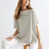 Women Katies Wraps & Ponchos | Katies Button Neck Poncho