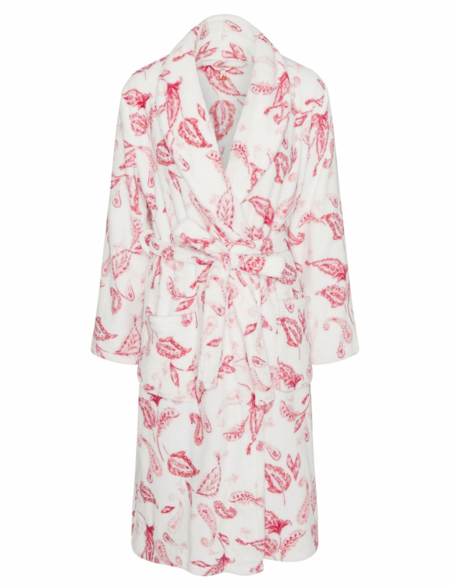 Women Millers Robes | Millers Printed Coral Fleecy Robe