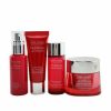 Beauty Estee Lauder Moisturisers | Estee Lauder Nutritious Super-Pomegranate Nourish All Night Set: Night Creme+ Milky Lotion+ Lotion Intense Moist+ Cleansing Form... 4Pcs+2Bags