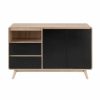 Home And Lifestyle NNEKGE Storage | Nnekge Robin 2 Door Buffet (Black)